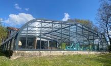 Gîte de grande capacité avec une piscine couverte accessible toute l'année