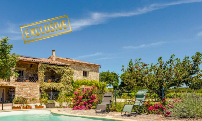 gîte - Demeure en pierre 280 m² avec gîte, piscine – Orgnac-l’Aven Ardèche