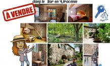 Superbe Bastide avec 3 gîtes dans le Var